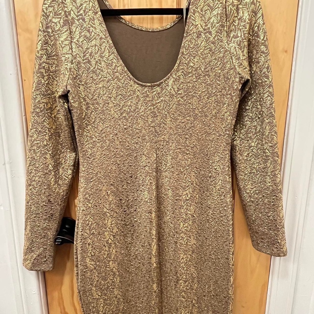 Women’s Gold Dress